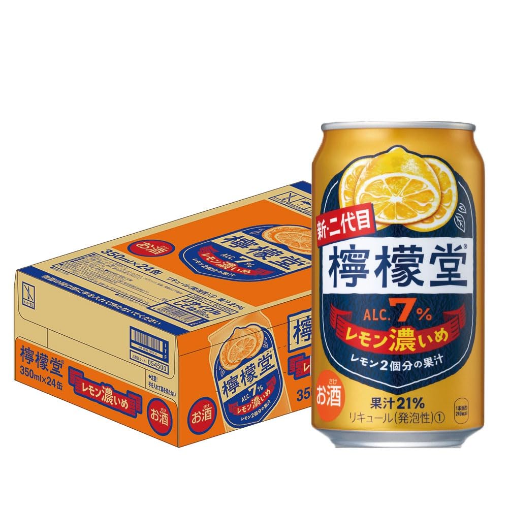 Amazon.co.jp: 檸檬堂 レモン濃いめ 350ml×1ケース/24本 : 食品・飲料